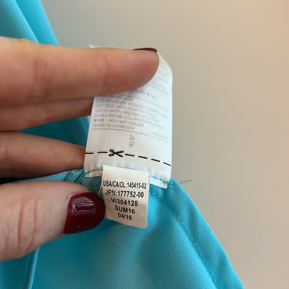 Banana Republic Factory Size Small Teal Camisole - Picture 15 of 17